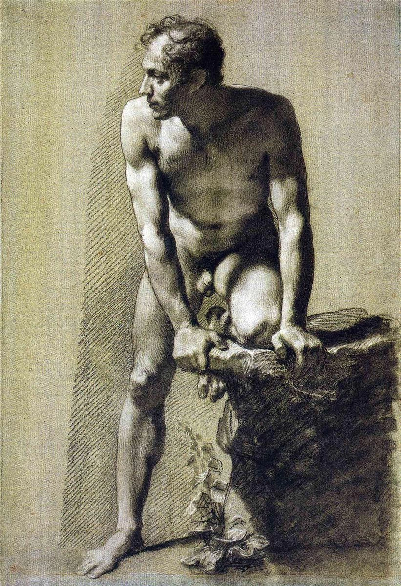 Pierre - Paul Prud'hon, 110, Studio di nudo maschile 7